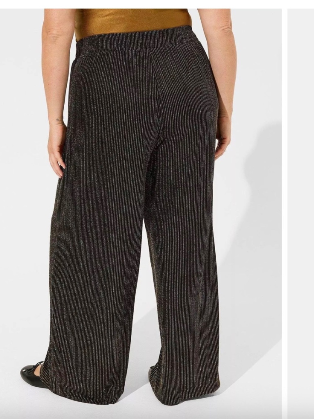 HIGH RISE LUREX PANT - NWT - Picture 6 of 7
